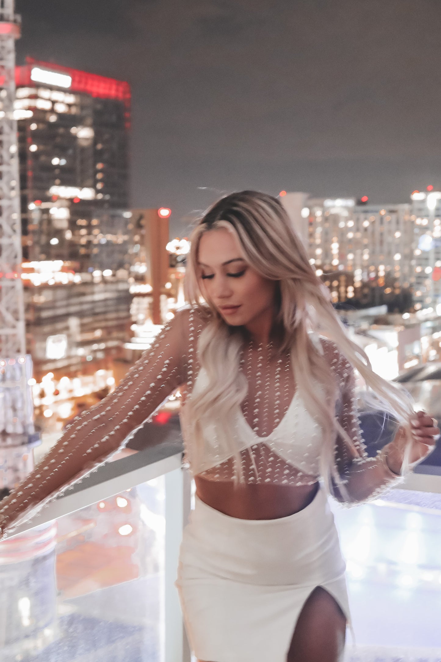 Bring On The Bling Bestie Mesh Top