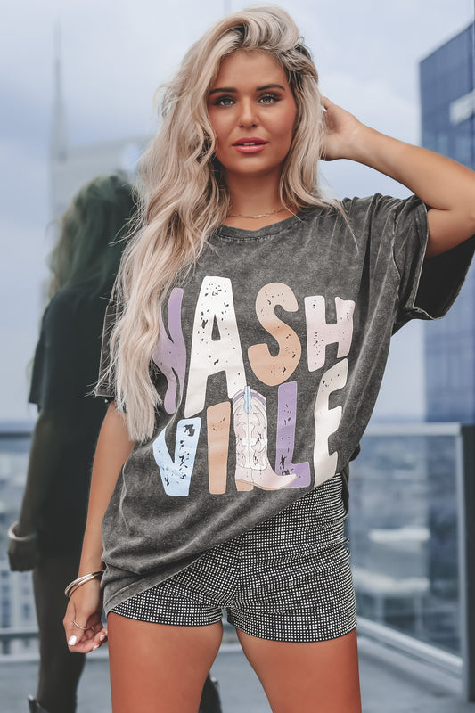 It Was Always Nashville Oversized Tee